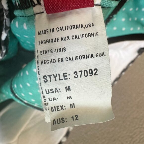 Vintage 90s Guess One Piece Swimsuit Bombshell Gingham Corset Underwired - Picture 4 of 12